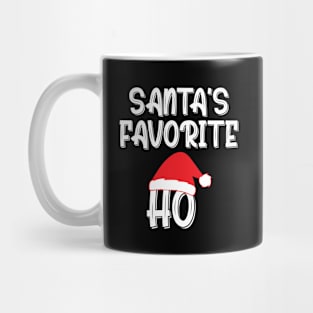 Santa's Favorite Ho, Christmas Funny Gift, Xmas Mug